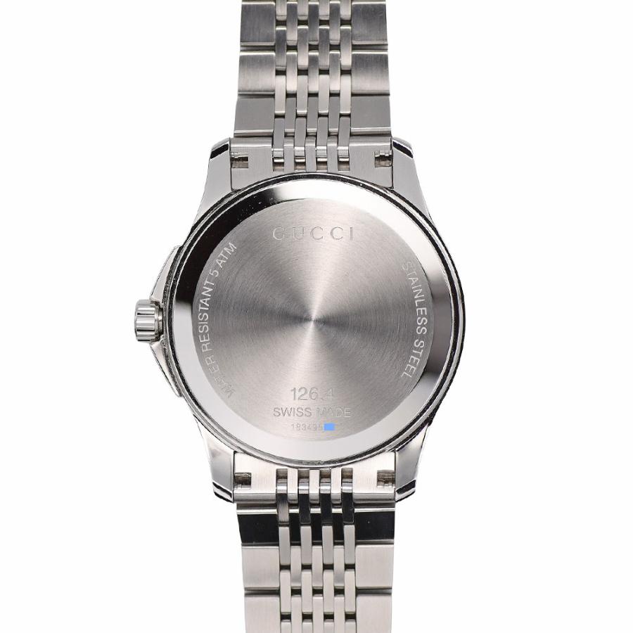 GUCCI グッチ G-タイムレス 126.4 YA1264106 極美品 GUCCI（グッチ） G-タイムレス 40mm メンズ 126.4 クォーツ ブラック