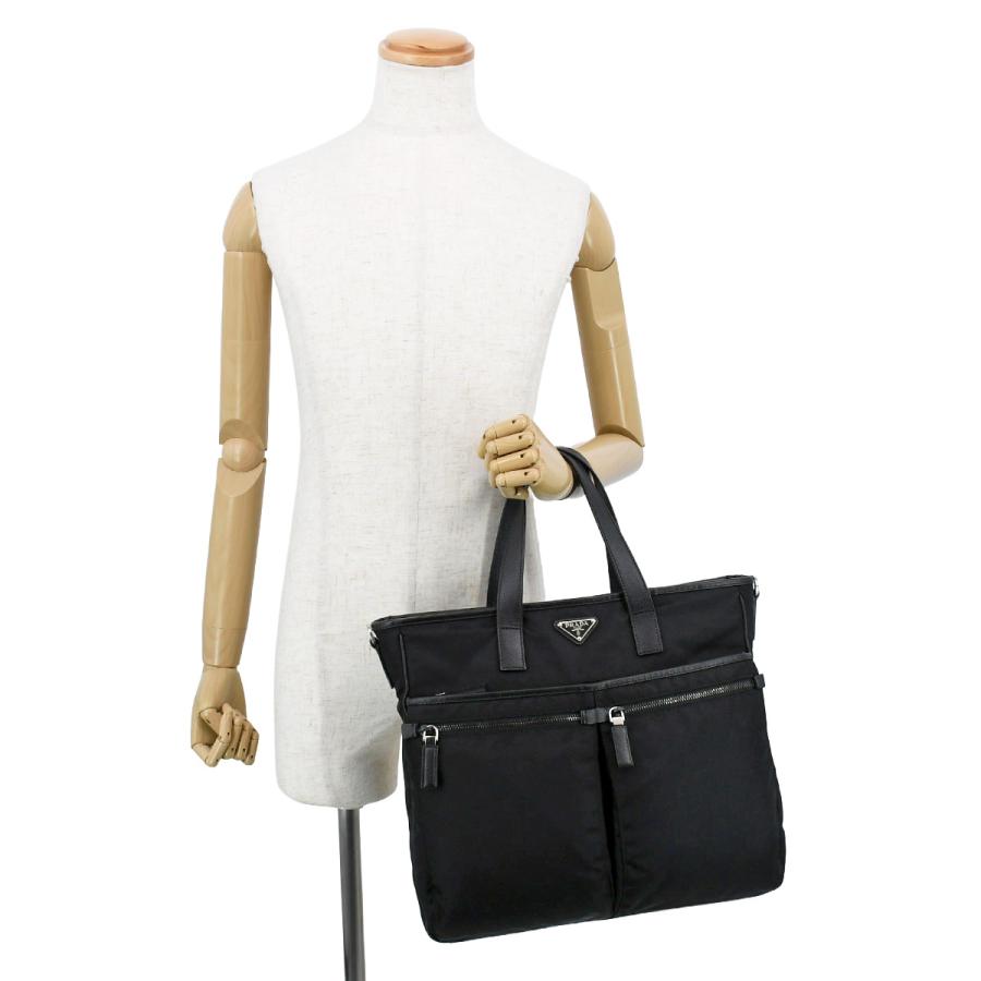 PRADA プラダ ビジネスバッグ トートバッグ ハンドバッグ A1342D2 PRADA（プラダ） トライアングルロゴ トートバッグ ハンドバッグ