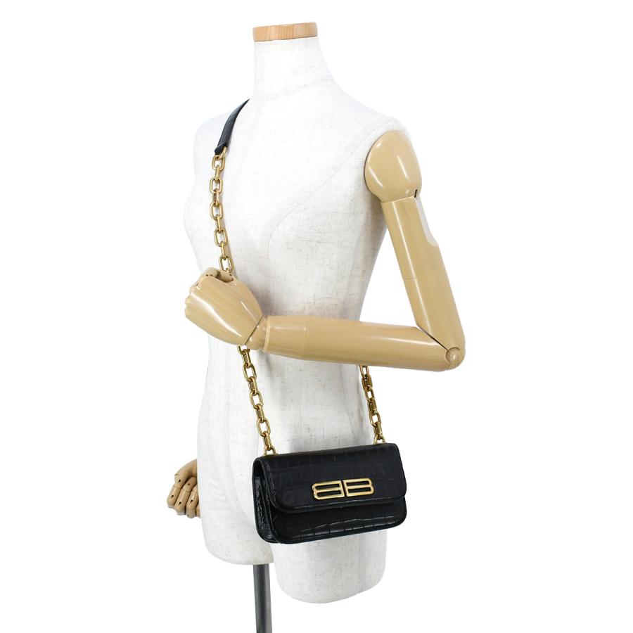 BALENCIAGA（バレンシアガ） ゴシップ XS チェーン ショルダーバッグ 