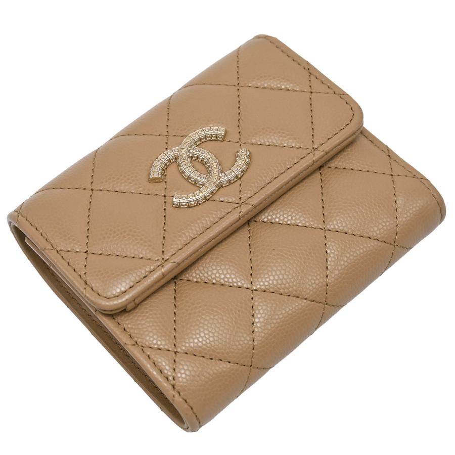 CHANEL（シャネル） マトラッセ スモール ウォレット 三つ折り 財布