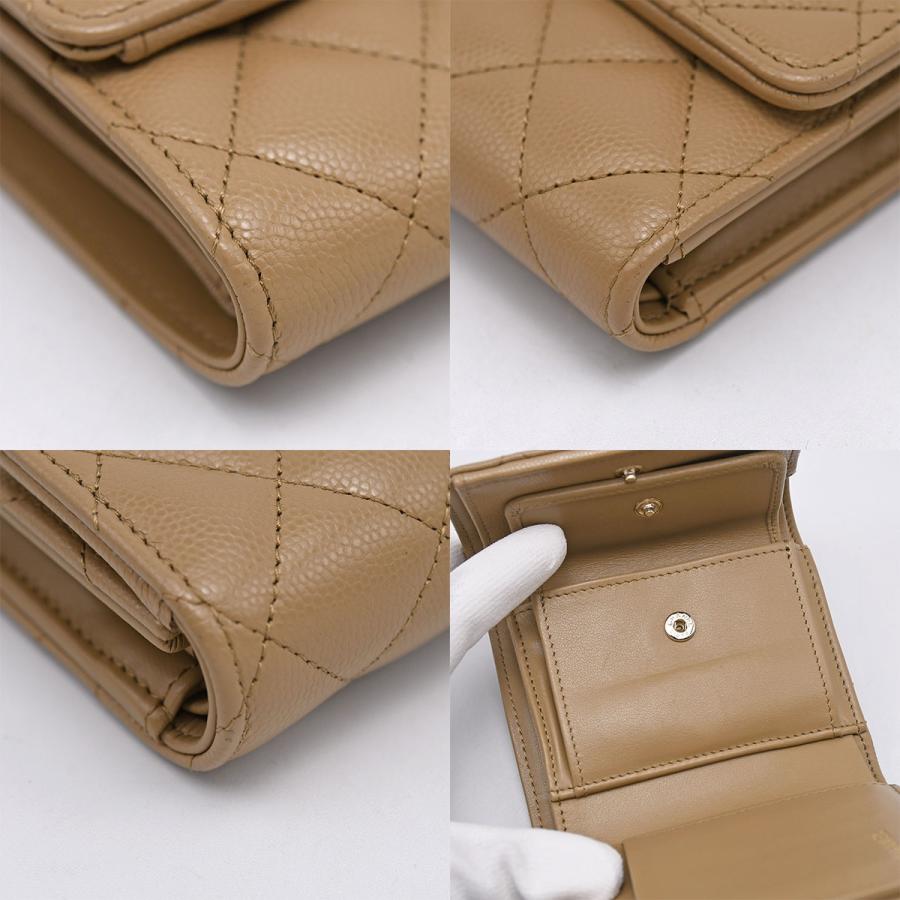 CHANEL（シャネル） マトラッセ スモール ウォレット 三つ折り 財布