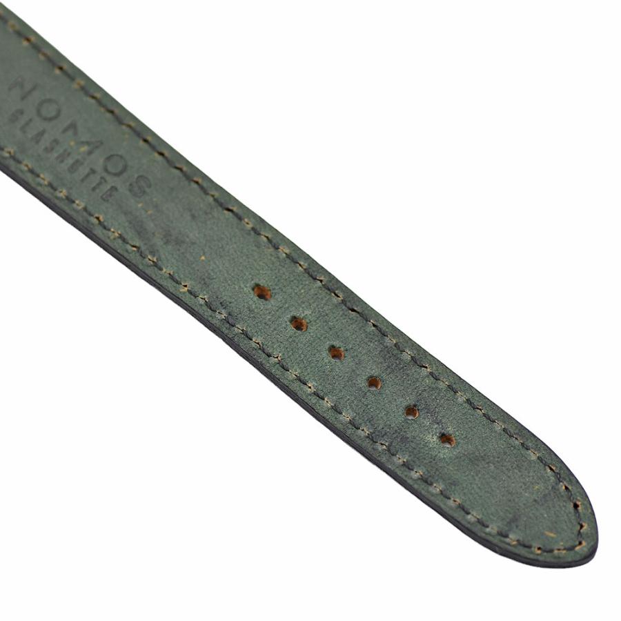 ノモス NOMOS ラドウィッグ 35mm メンズ 手巻き スモールセコンド SS/コードバンレザー ドイツ製 シルバー文字盤 LD1A2W2 中古の画像