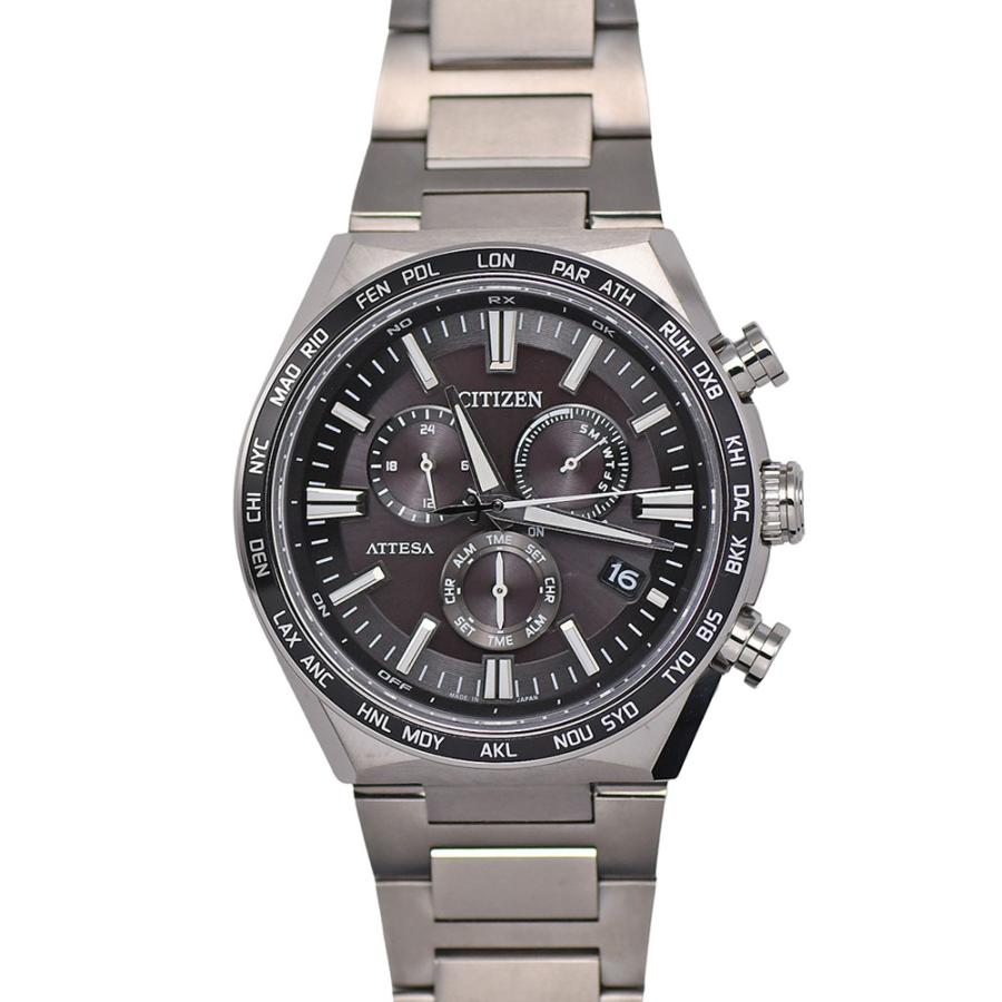 【付属品有 稼働】シチズン アテッサ 電波ソーラー メンズ チタン 余りコマ有 CITIZEN（シチズン） ATTESA アテッサ アクトライン メンズ エコ