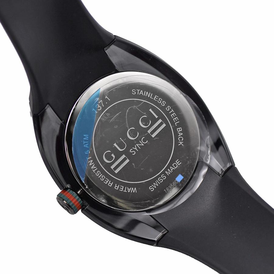 GUCCI（グッチ） SYNC シンク 137.1 メンズ クォーツ ブラック