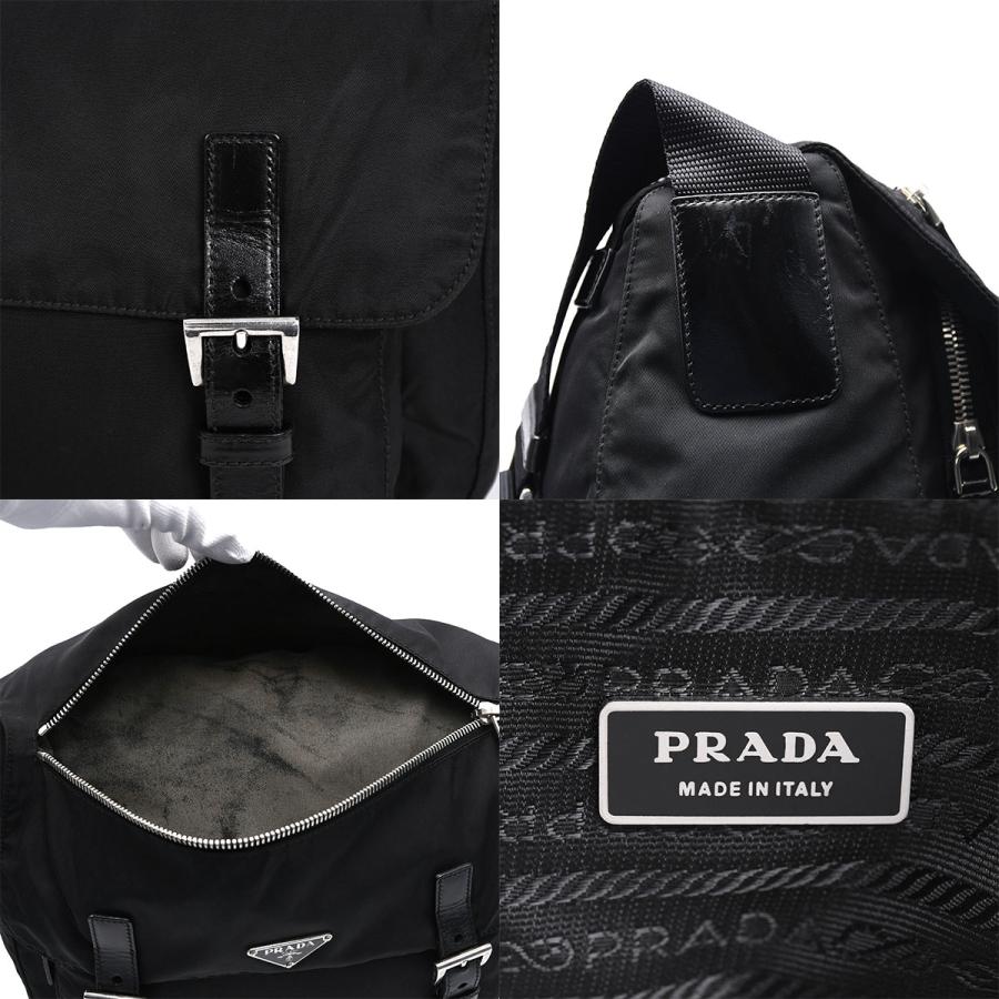 プラダ ショルダーバッグ PRADA メッセンジャーバッグ B6671 黒 PRADA