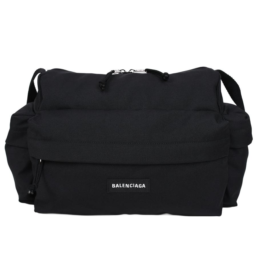 バレンシアガ BALENCIAGA エクスプローラー ウィークエンド S ショルダーバッグ メッセンジャーバッグ クロスボディ 斜め掛け ナイロン ブラック 黒 845595_1