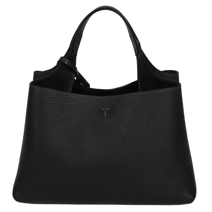 【希少】TOD'S トッズ レザー 2way ショルダーバッグ ブラック TOD'S（トッズ） TOD'S Tタイムレス マイクロ ハンドバッグ ショルダー