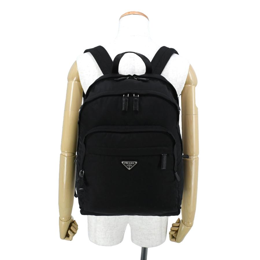 専用 プラダ PRADA リュック ナイロン 2VZ048 三角ロゴ ブラック PRADA（プラダ） トライアングルロゴ Re-Nylon バックパック リュック