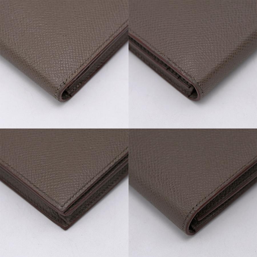 HERMES（エルメス） ベアンスフレ 二つ折り 長財布 Hロゴ ウォレット 