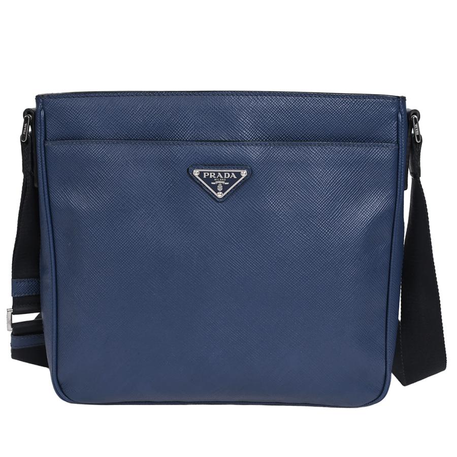 PRADA（プラダ） トライアングルロゴ サフィアーノ ショルダーバッグ 