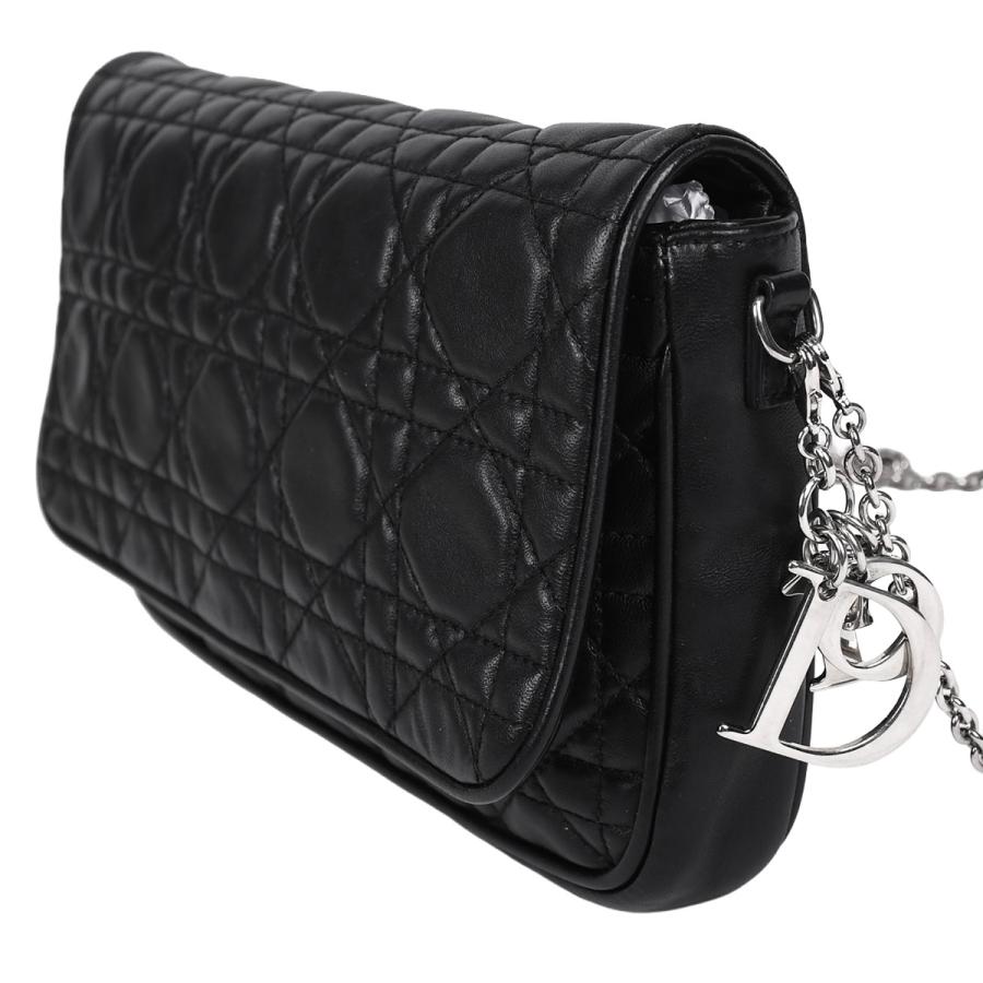 Christian Dior カナージュ チェーンショルダーウォレット クラッチ Christian Dior（クリスチャン・ディオール） ディオール レディ