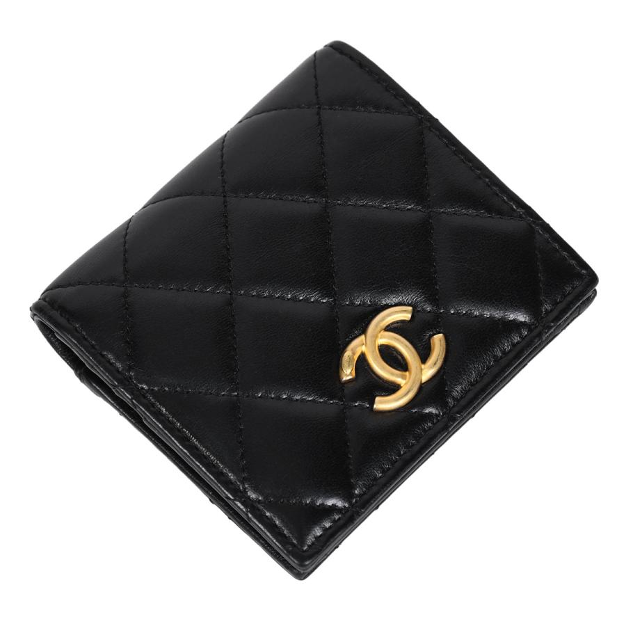 CHANEL（シャネル） ココマーク マトラッセ スモールウォレット 二