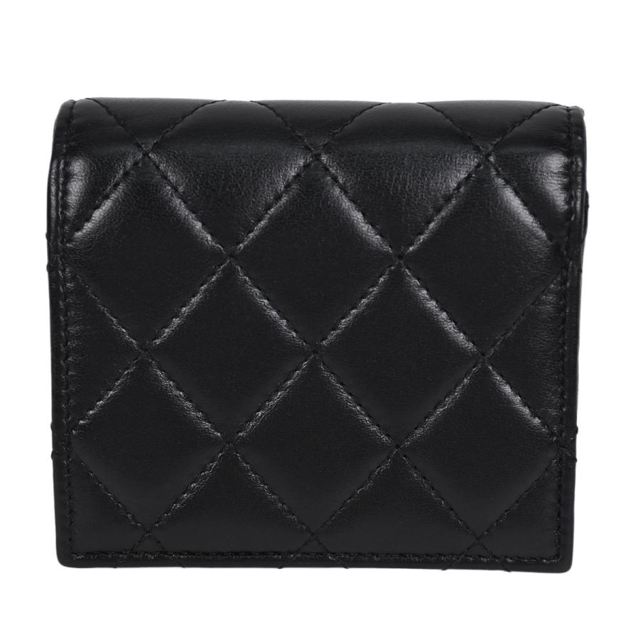 CHANEL（シャネル） ココマーク マトラッセ スモールウォレット 二