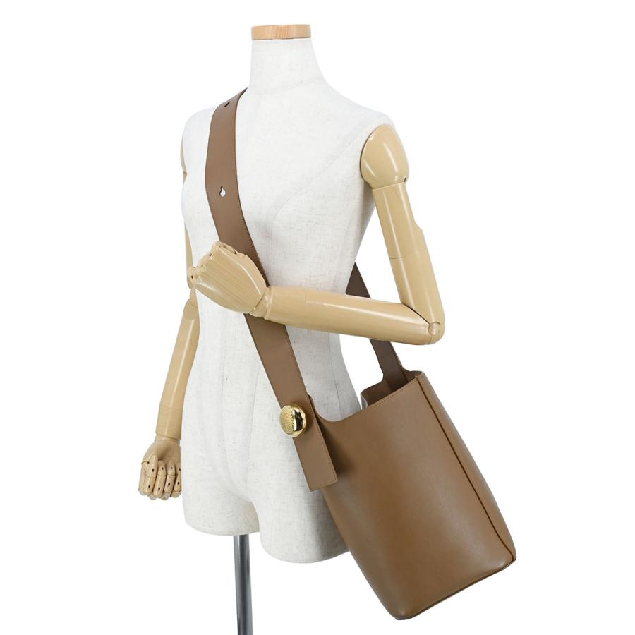 LOEWE（ロエベ） アナグラム ぺブル バケットバッグ ミディアム