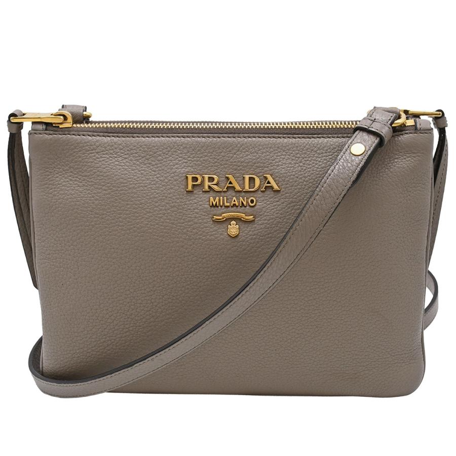 PRADA（プラダ） メタルロゴ ショルダーバッグ クロスボディバッグ