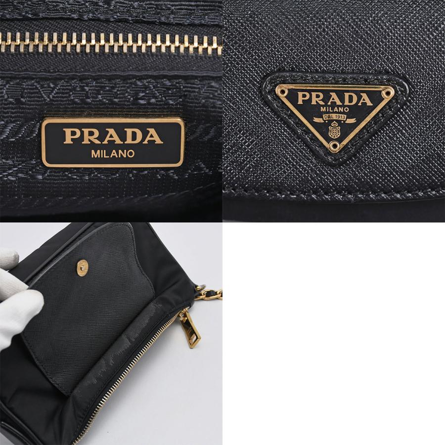 PRADA（プラダ） トライアングルロゴ チェーン ショルダーバッグ