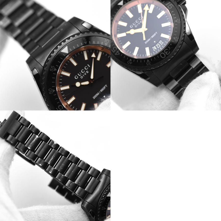 GUCCI（グッチ） ダイブ DIVE デイト 45mm メンズ クォーツ QZ SS