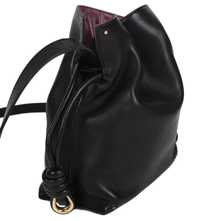 LOEWE アナグラム ショルダーバッグ ブラック LOEWE（ロエベ） アナグラム フラメンコ ノット スモール ショルダー