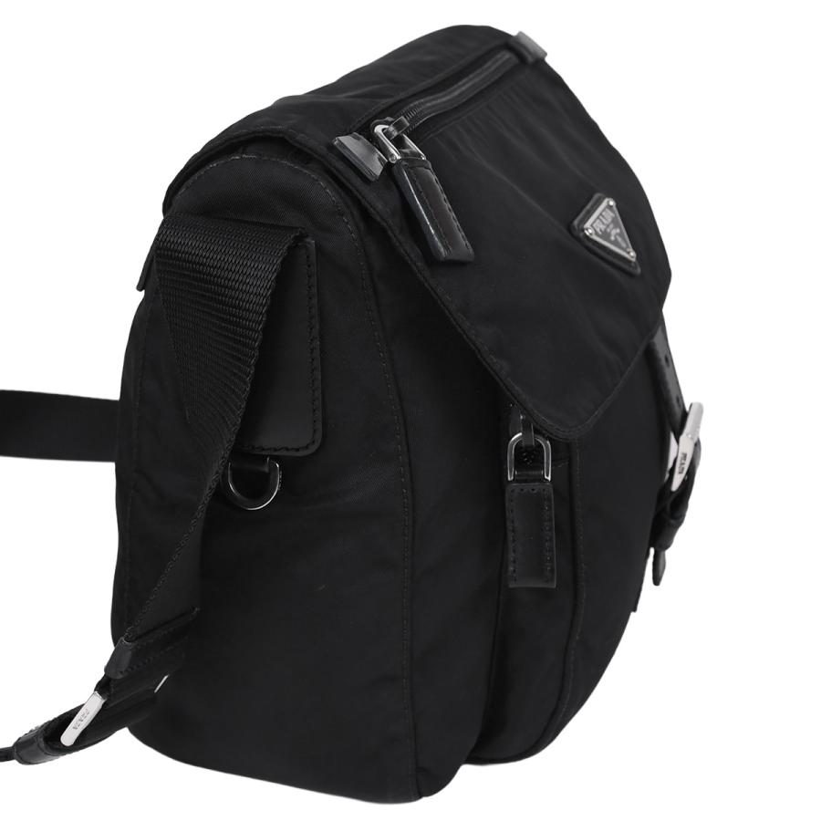 PRADA プラダ トライアングルロゴ ショルダーバッグ BT8994 ブラック PRADA（プラダ） トライアングルロゴ ショルダーバッグ クロスボディ