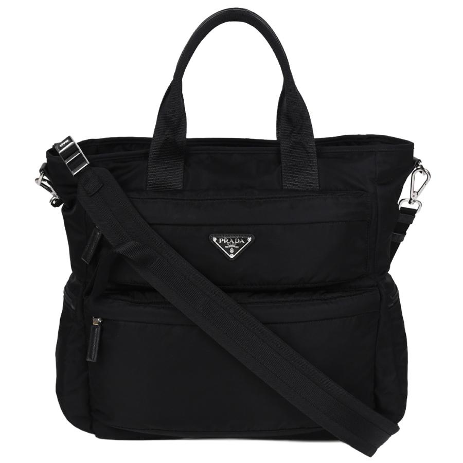 美品　PRADA　プラダ　ナイロン　ビジネスバック　ブラック　トライアングルロゴ PRADA（プラダ） トライアングルロゴ トートバッグ ショルダーバッグ