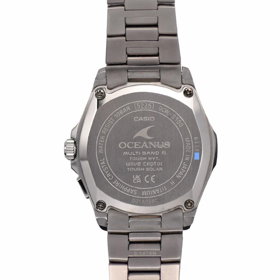 CASIO オシアナス タフソーラー メンズ OCW-S100-1AFJ チタン CASIO（カシオ） OCEANUS オシアナス 3 hands model メンズ タフ