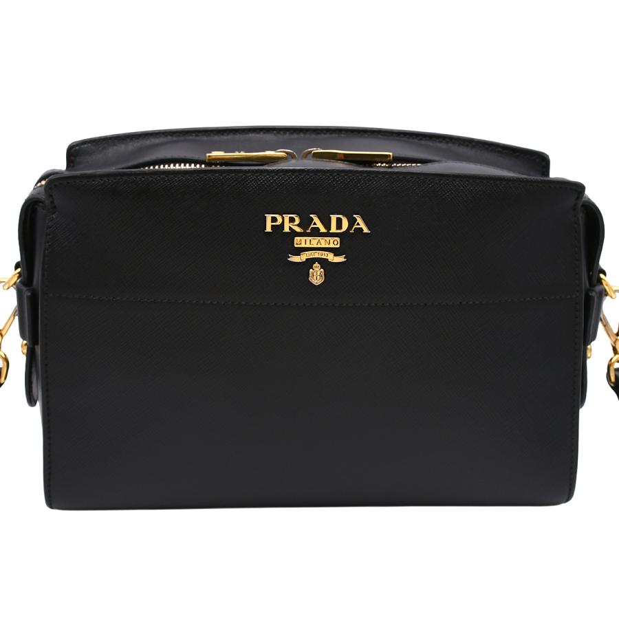 PRADA（プラダ） メタルロゴ ショルダーバッグ クロスボディバッグ