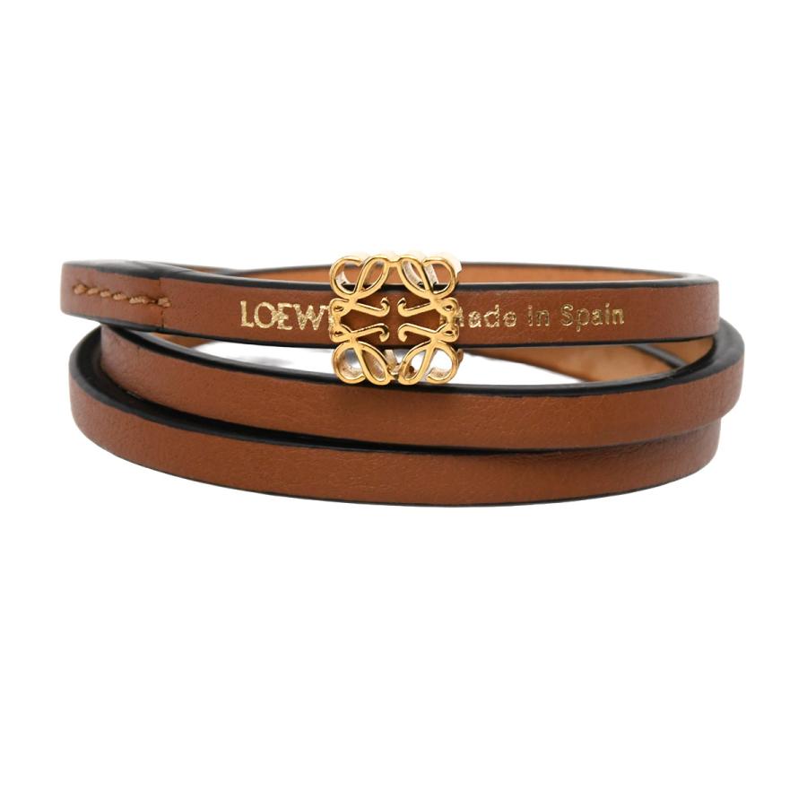 LOEWE　ツイストバングル　タン　M LOEWE（ロエベ） アナグラム ツイスト バングル ブレスレット
