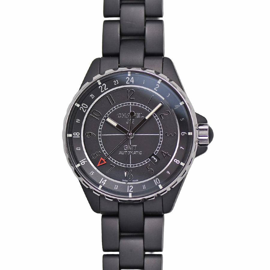 美品純正正規品　CHANEL J12 オートマティック ブラック CHANEL（シャネル） J12 GMT 41mm オートマティック メンズ 自動巻