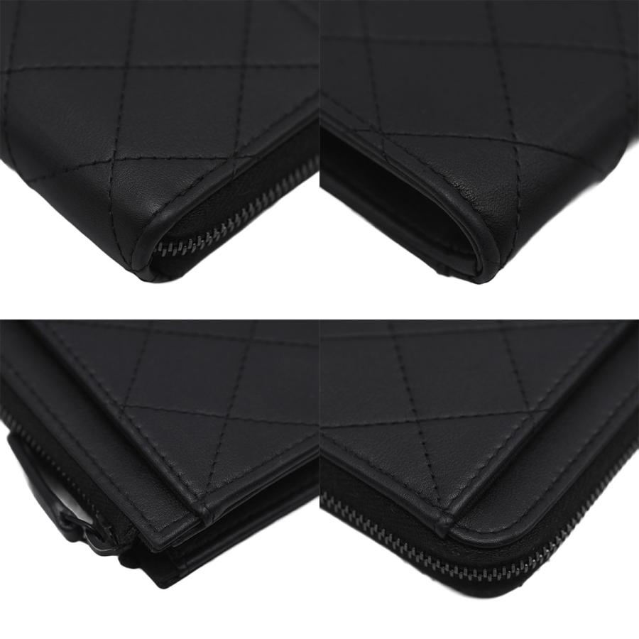 CHANEL マトラッセ ケース 小銭入れ ブラック CHANEL（シャネル） マトラッセ コインケース カードケース