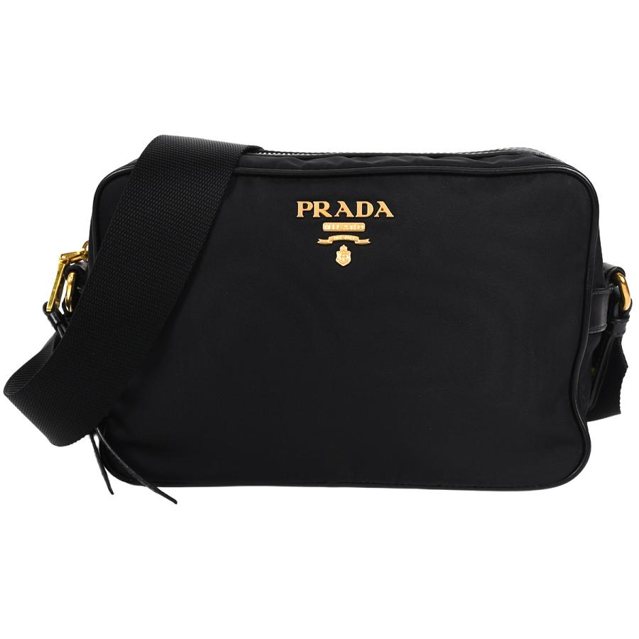 PRADA（プラダ） メタルロゴ ショルダーバッグ クロスボディバッグ