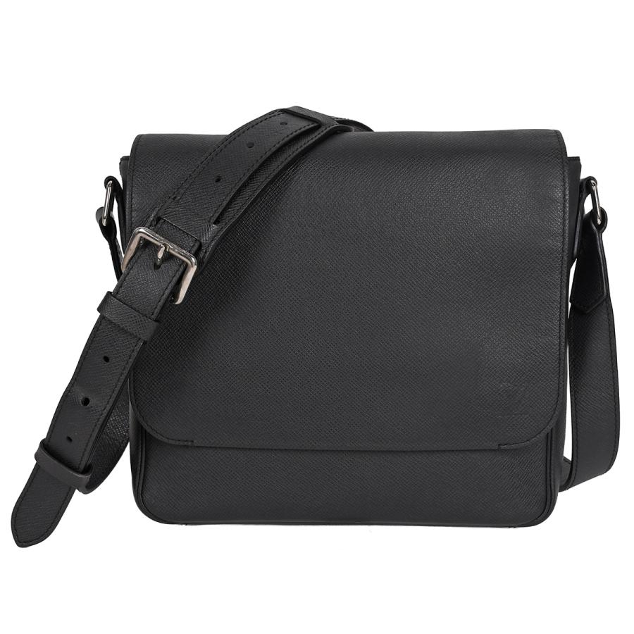 ルイヴィトン アンドレイ タイガ ロマン メッセンジャー レザー ブラック LOUIS VUITTON（ルイ・ヴィトン） タイガ ロマンPM ショルダーバッグ