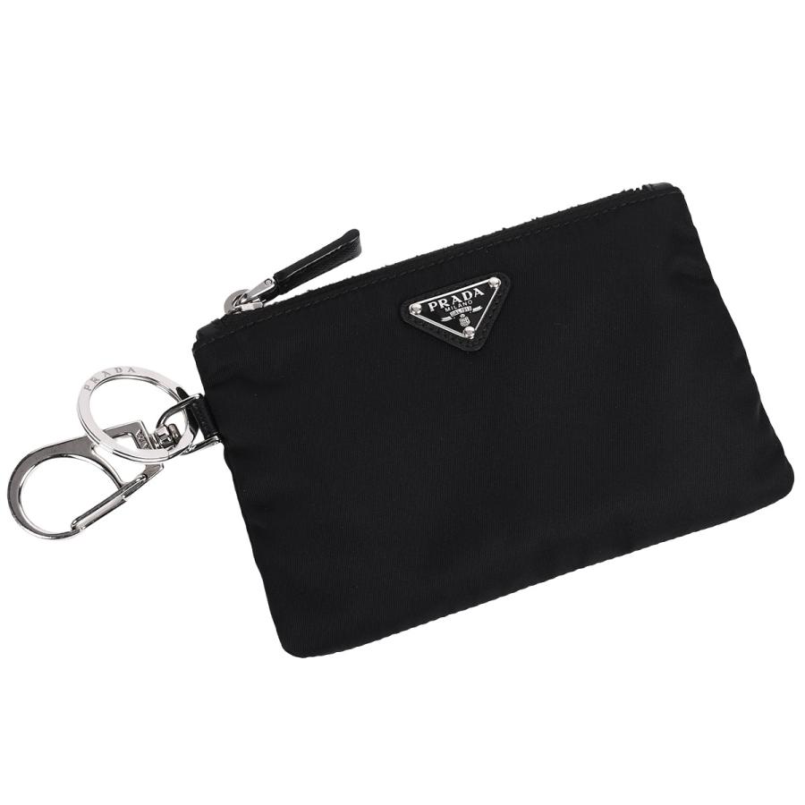 PRADA（プラダ） トライアングルロゴ ポーチ コインケース キーリング