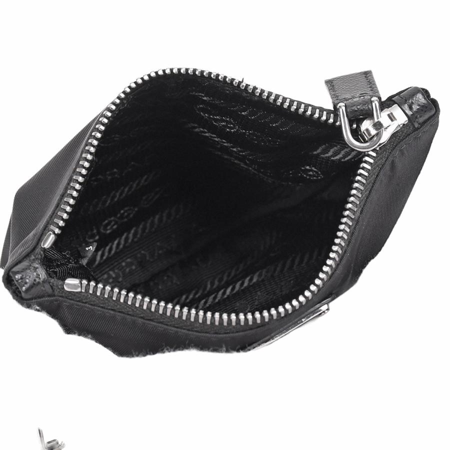 PRADA 2TT152 トライアングル ケース キーホルダー ミニポーチ PRADA（プラダ） トライアングルロゴ ポーチ コインケース キーリング