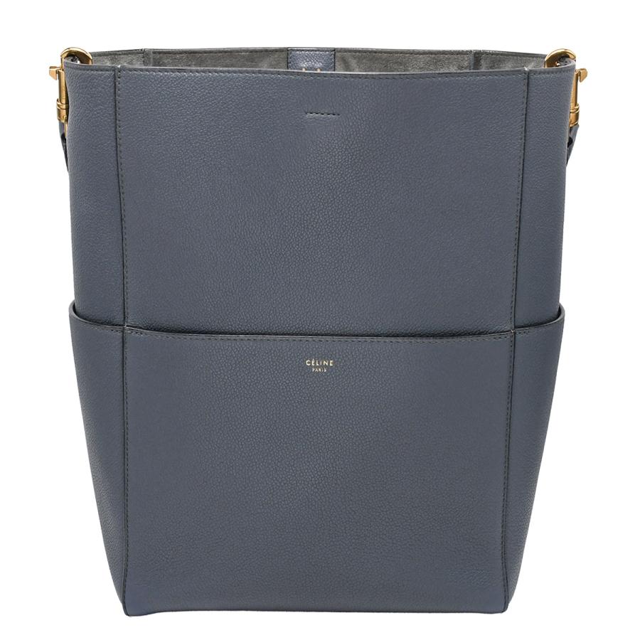 【極美品〜美品】セリーヌ 2way サングルバケット ショルダーバッグ CELINE（セリーヌ） サングルバケット ショルダーバッグ 肩掛け 旧ロゴ