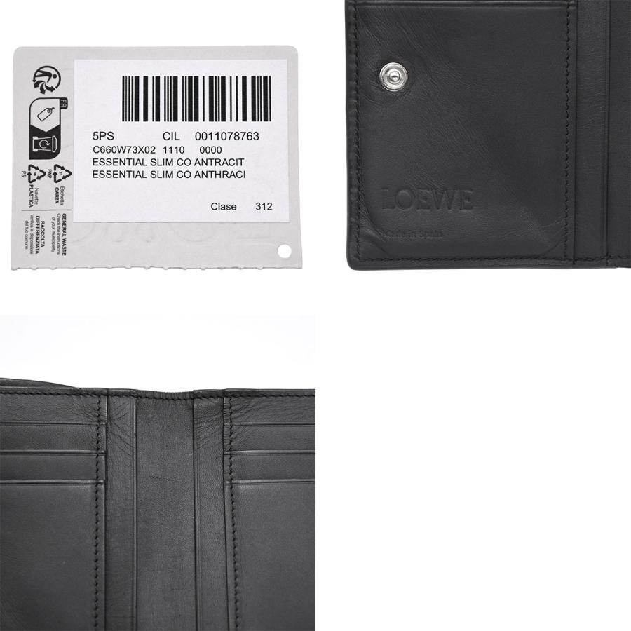 LOEWE（ロエベ） スリム コンパクト ウォレット アナグラム 二つ折り