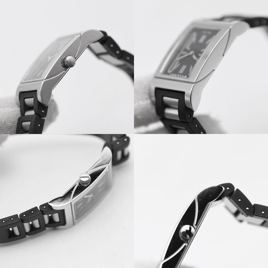 ブルガリ レッタンゴロ RT39S ラバー ブラック クォーツ レディース 時計 BVLGARI（ブルガリ） レッタンゴロ レディース クォーツ SS ラバー