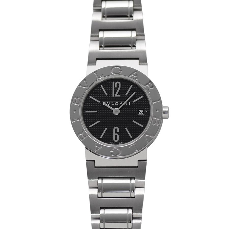 ★*房様 BVLGARI ブルガリ 時計 BB26SS クォーツ デイト 黒文字 BVLGARI（ブルガリ） レディース クォーツ デイト SS ブラック