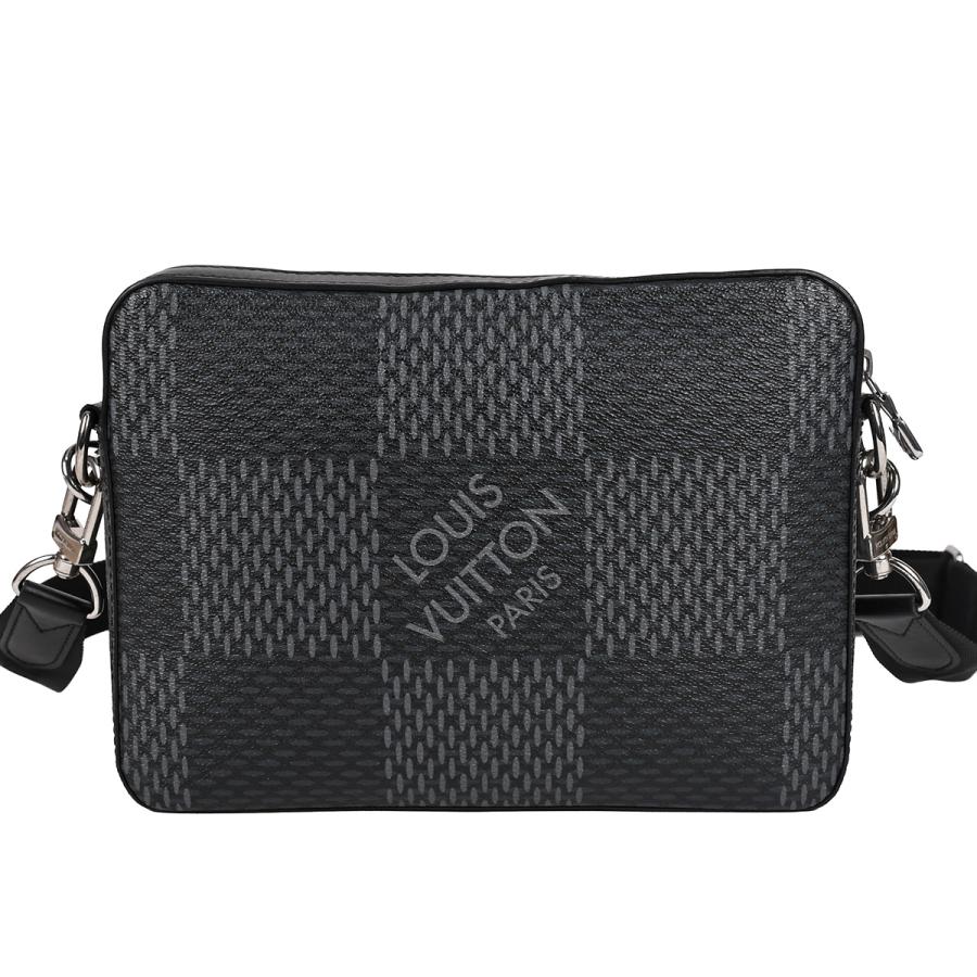 美品 ルイヴィトン ダミエ アンフィニ メッセンジャーPM ショルダーバッグ LOUIS VUITTON（ルイ・ヴィトン） ダミエグラフィット3D トリオ