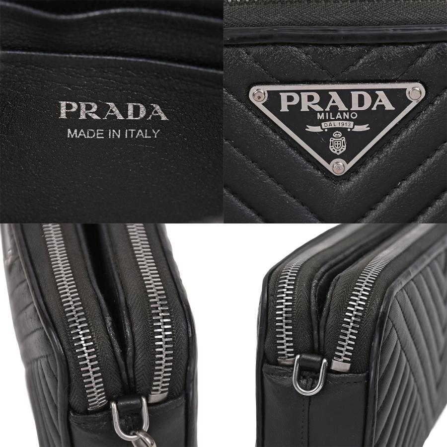 PRADA（プラダ） トライアングルロゴ チェーンウォレット チェーン