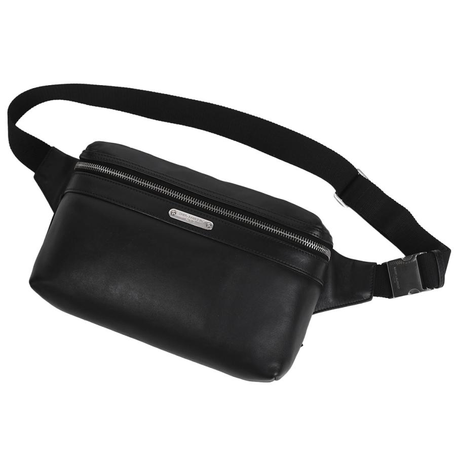 Saint Laurent サンローラン レザー ボディバッグ 黒 ブラック SAINT LAURENT サンローラン シティボディバッグ ベルトバッグ