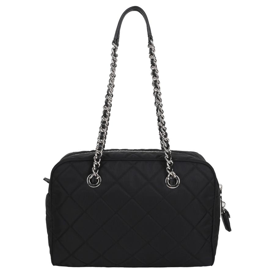 プラダ トライアングルロゴ テスートナイロン クロスショルダー ボディーバック PRADA（プラダ） トライアングルロゴ キルティング チェーンショルダー