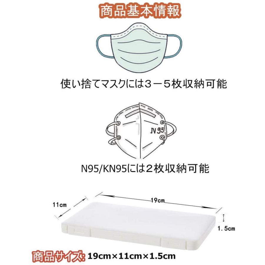 マスクケース 携帯用 箱型 マスクケース 無印 収納ボックス マスクケース 抗菌 クスマスク 収納 ポーチ小物収納 持ち運び 収納ケース ポケットサイズ 特価ブランド