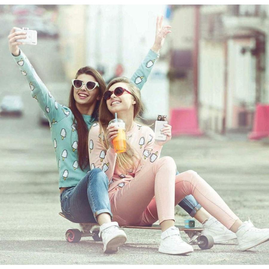 データも保存できるポラロイド Snap デジタルインスタントカメラ ホワイト プリンタ内蔵 Zink フォトペーパー対応 White Sunrise Eternity 通販 Yahoo ショッピング