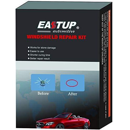 Eastup 車用 ガラスリペアセット ひび割れ 補修 流行 フロントガラス ウインドリペア 飛び石 傷 穴 日本語説明書付き リペアキット 修理