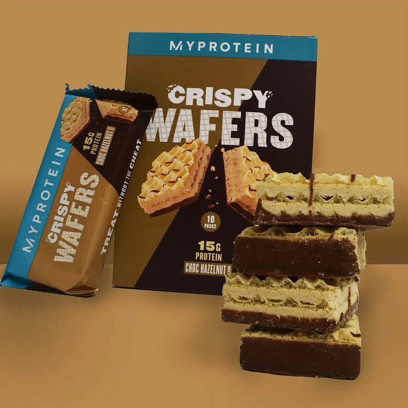 マイプロテイン プロテインウエハース10枚 バニラ味 4箱セット マイプロテイン プロテインウエハース 41.1g×10枚入り (バニラ)