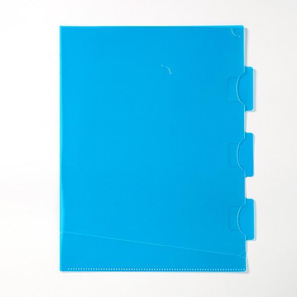 多機能クリアファイル8枚セット A4サイズ 4カラー(白、ライトブルー、ピンク、イエロー) 事務用品 資料整理用｜sunrise-gogo｜09