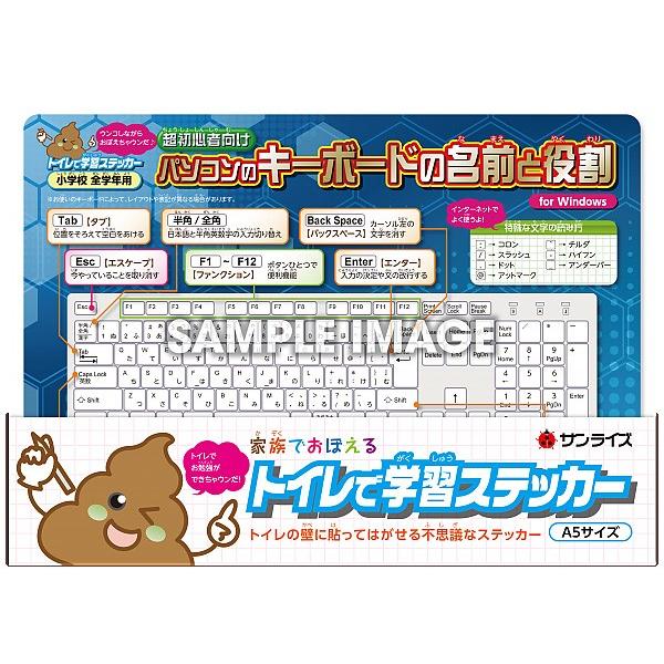 学習ステッカー 超初心者向け パソコンのキーボードのキーの名前と役割 For Windows 配置 吸着タイプ ポスター ステッカー A5判 カラー 片面 Srtgs Pc0001 サンライズ長野yahoo ショップ 通販 Yahoo ショッピング