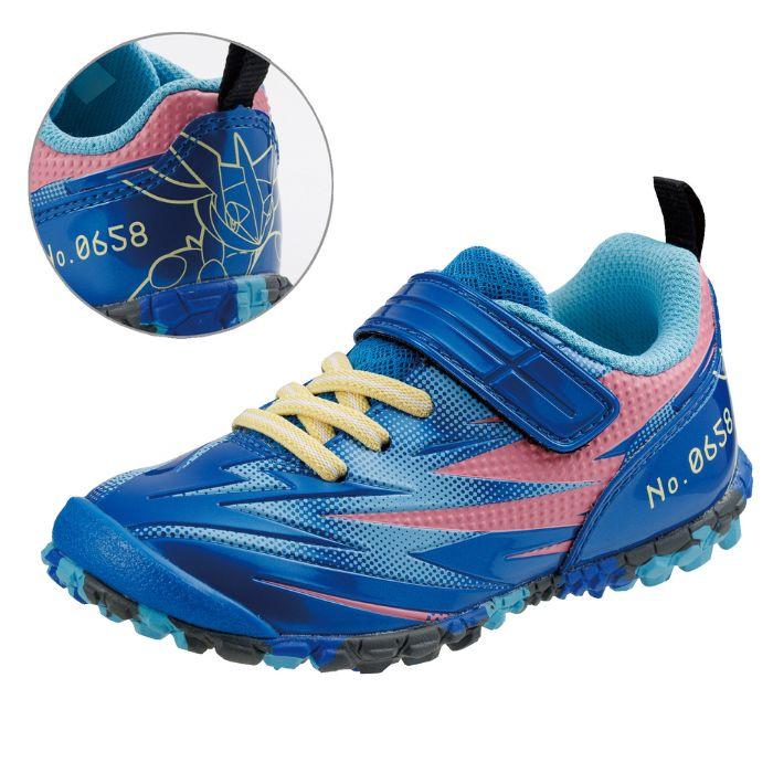 ガチ強 スニーカー キッズ ポケモン P109 ブルー/サックス ゲッコウガ