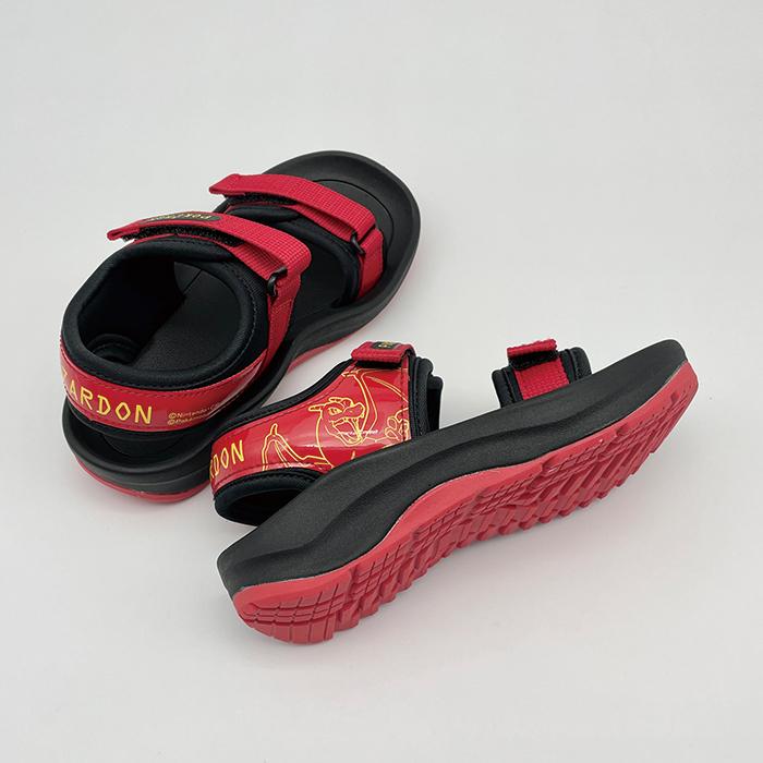 Pokemon キッズ サンダル ポケモン P113SL レッド リザードン 春