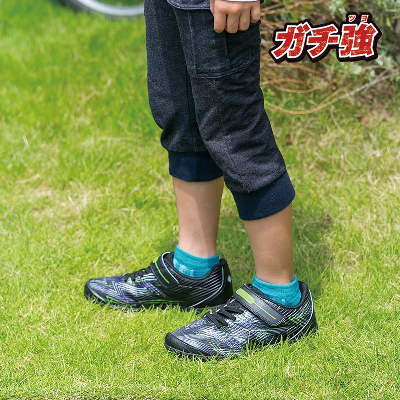 ジュニア スニーカー 破れにくい 丈夫な靴 ガチ強 アサヒ J032 ブラック アサヒシューズ直営店 通販 Paypayモール